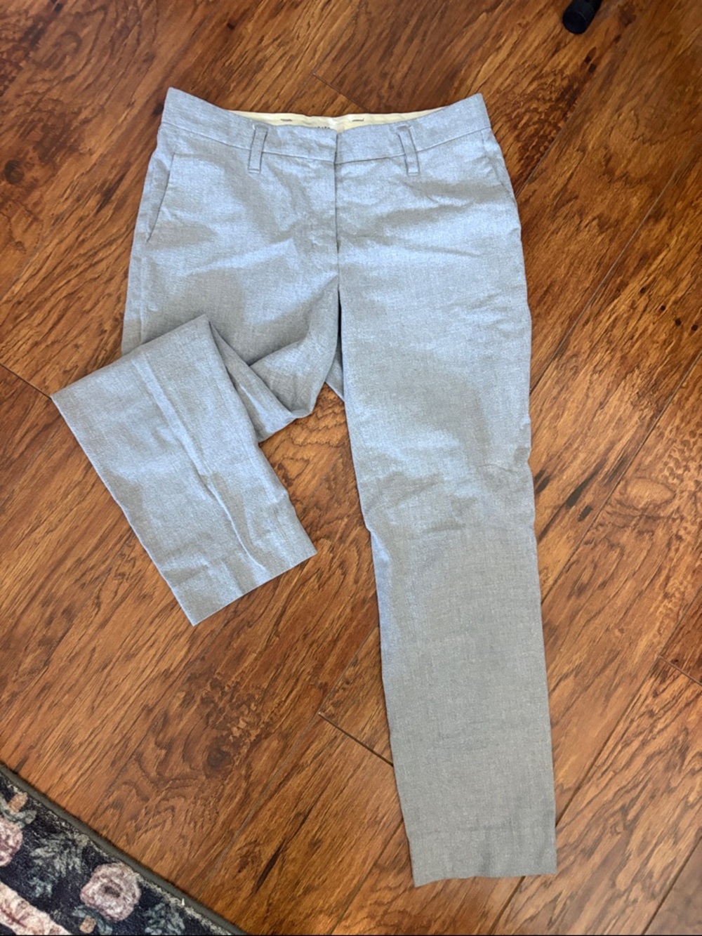 Babaton Light Gray Trousers - Slim Tailored